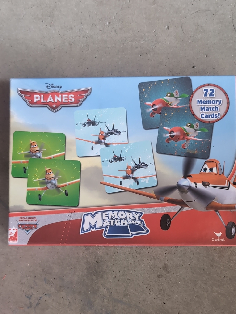 Disney Planes Memory Match Game - Orange, Blue, Green